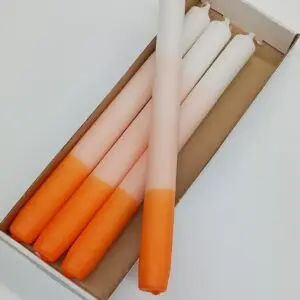 4 x Stabkerze DIY Größe 250 x 22 mm mit Konus