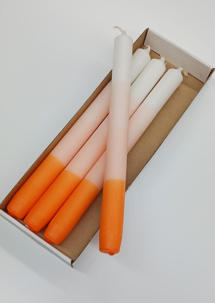4 x Stabkerze DIY Größe 250 x 22 mm mit Konus