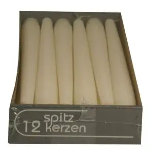 12 25023 12 20 040 sml 300x300 - 12 x Spitzkerze Größe 250 x 23 mm