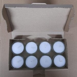 8 x Teelichtglas inkl. Teelicht
