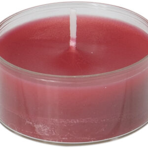 18 Teelichter Rot Rubin transparente Hülle Acryl Cup 4h Brenndauer Wenzel Kerzen