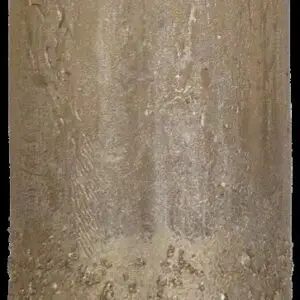 2 x Deko Kerze Serie Calla Größe ca. 170 x 70 mm - creamgold