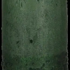 2 x Deko Kerze Serie Calla Größe ca. 170 x 70 mm - jägergrün