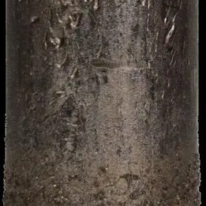 2 x Deko Kerze Serie Calla Größe ca. 170 x 70 mm - bronzebraun