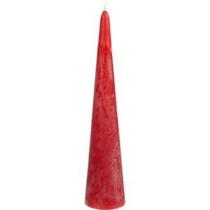 4 x Rustic Safe Candle Spitzkegel Größe ca. 250 x 60 mm