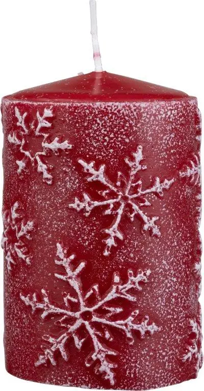 449_28 4 x Safe Candle Weihnachtskerze Serie Elsa Größe ca. 100x65 mm