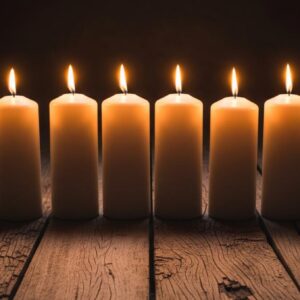 8 x Safe Candle Größe 130x70 mm