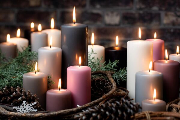 8 x Safe Candle Größe 130x70 mm