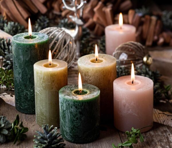8 x Rustic Safe Candle 110x60 mm – Bild 2