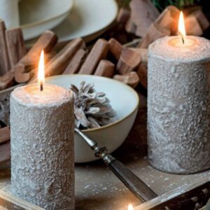 4 x Pure Serie Rocco nachhaltige Kerze Größe 90x60 mm Safe Candle Ausführung