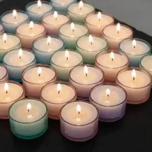 Wenzel Teelichte Colorlights - Pastell Edition in bunt sortierter Hülle