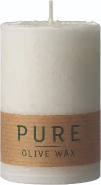 Herunterladen 12 x Pure Olive Wax nachhaltige Kerze Größe 130x70 mm Safe Candle Ausführung