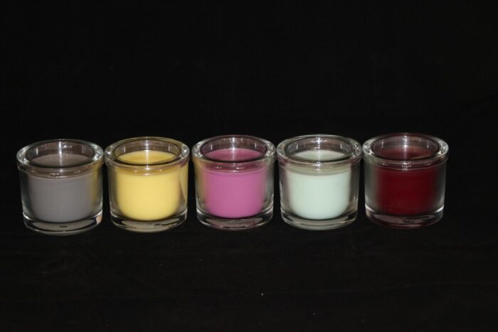6 x Wenzel Kerze im Glas Farbe altrot – Bild 4