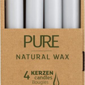 4 x Pure Stabkerze Größe ca. 250 x 23 mm