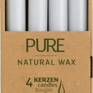 4 x Pure Stabkerze Größe ca. 250 x 23 mm