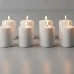 12 x Safe Candle Größe 150x50 mm