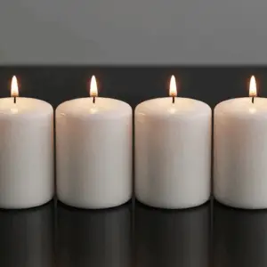 4 x Safe Candle Größe 100x80 mm